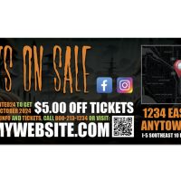 Haunted House Coupon Template, Halloween Coupon Template, Horror Coupon Template, Scape Room Coupon Template