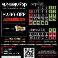 Haunted House Flyer Template, Halloween Flyer Template, Horror Flyer Template, Scape Room Flyer Template