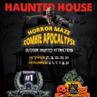 Haunted House Flyer Template, Halloween Flyer Template, Horror Flyer Template, Scape Room Flyer Template