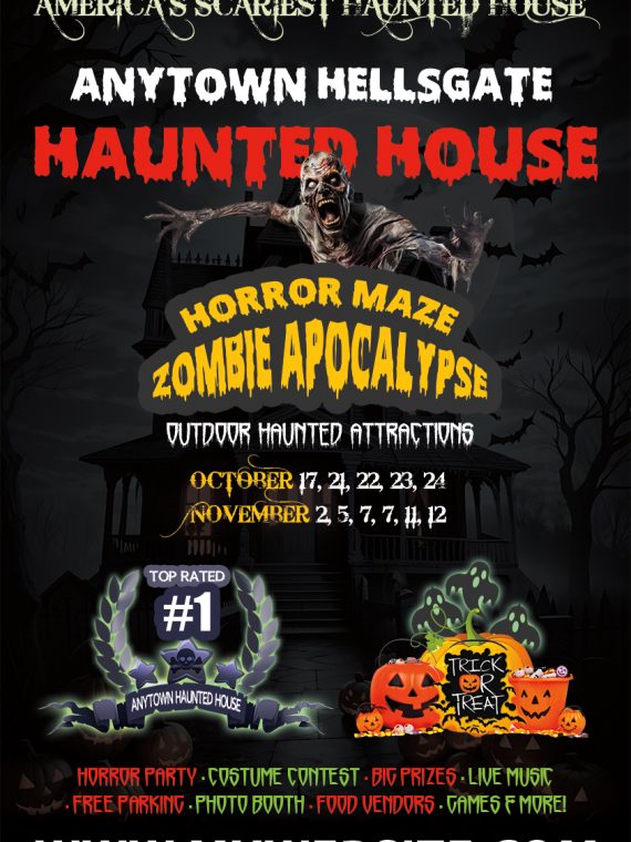 Haunted House Flyer Template, Halloween Flyer Template, Horror Flyer Template, Scape Room Flyer Template
