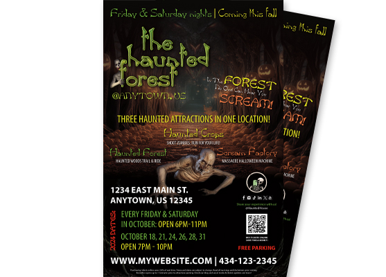 Haunted House Posters, Halloween Posters, Scape Rooms Posters, Horror Attractions Posters